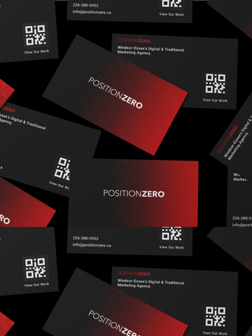 Branded business card design